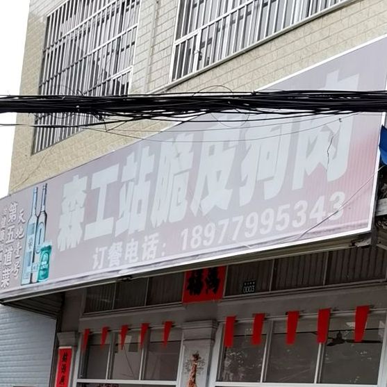 森工站脆皮狗肉