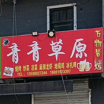 青青草原烧烤炒菜