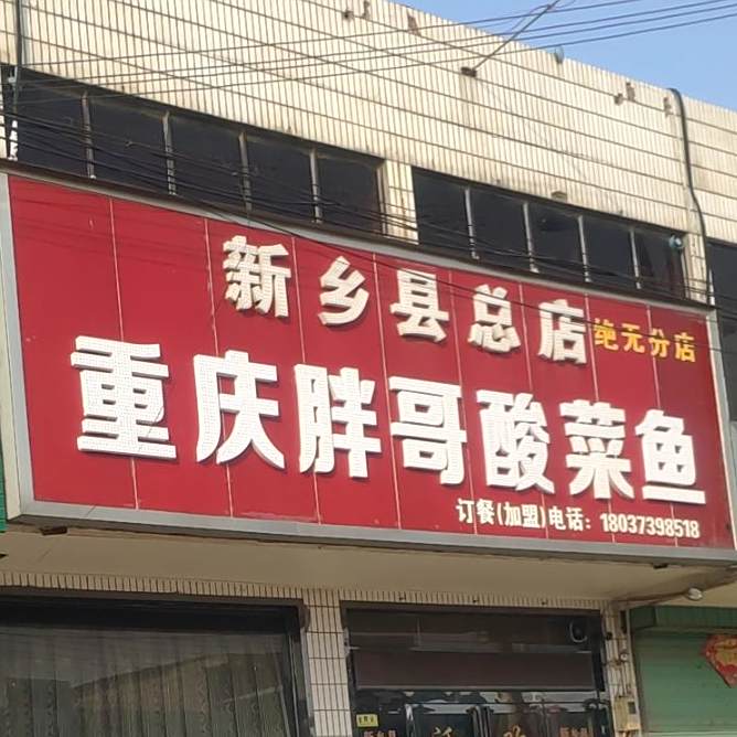重庆胖哥酸菜鱼(新乡县总店)