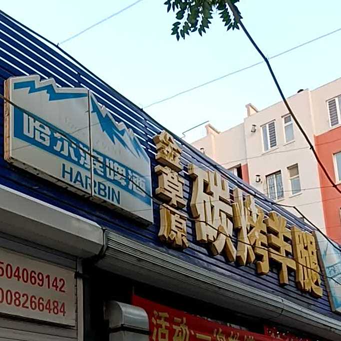 金草园碳烤羊腿