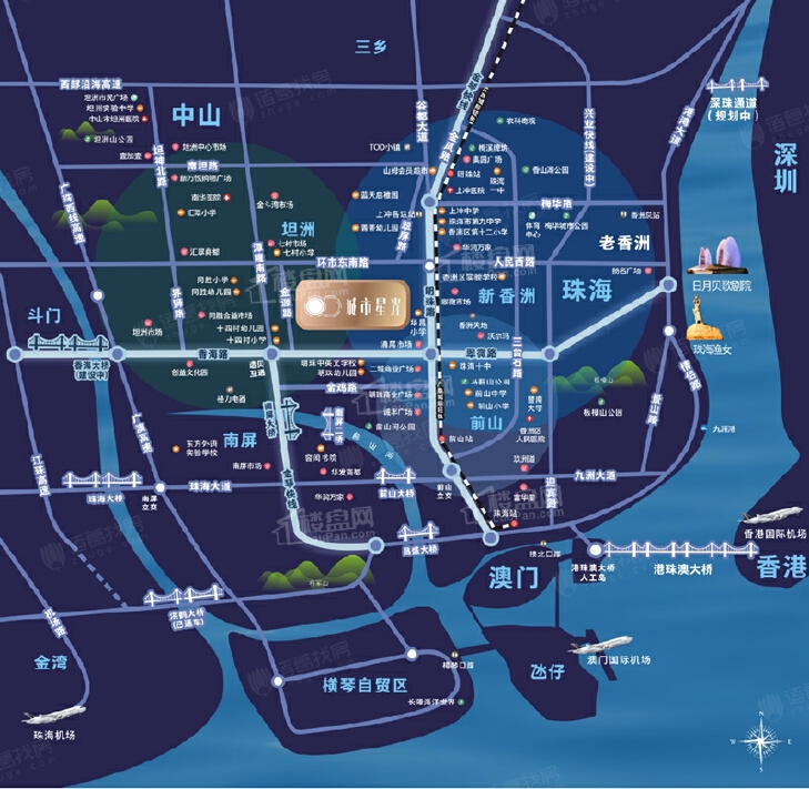 中山市坦洲镇城市星光